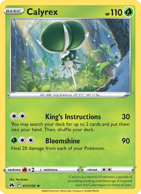 Calyrex - Crown Zenith Pokemon Card
