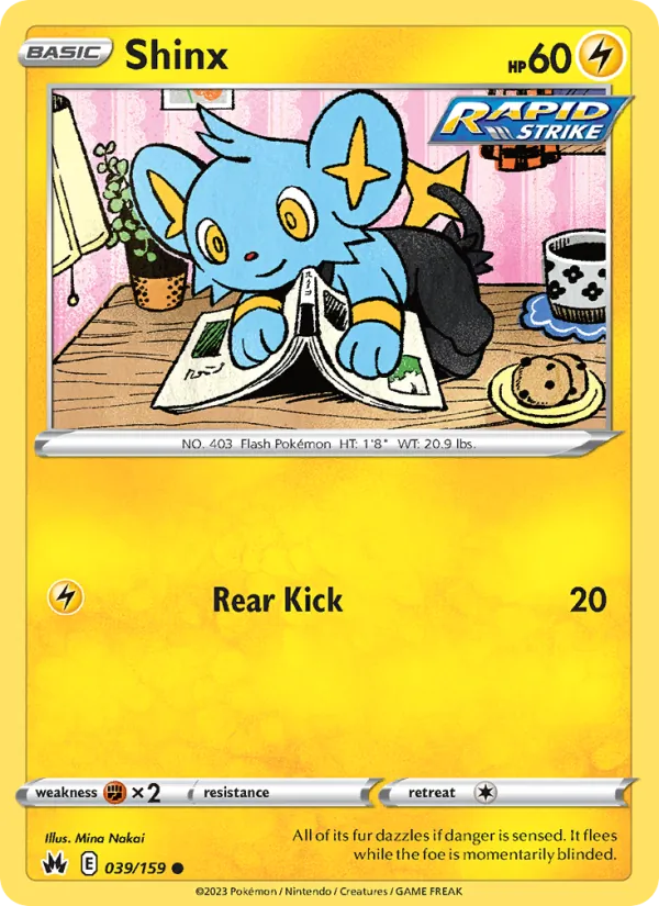 Shinx - Crown Zenith Pokemon Card
