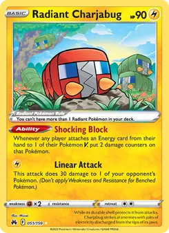 Radiant Charjabug - Crown Zenith