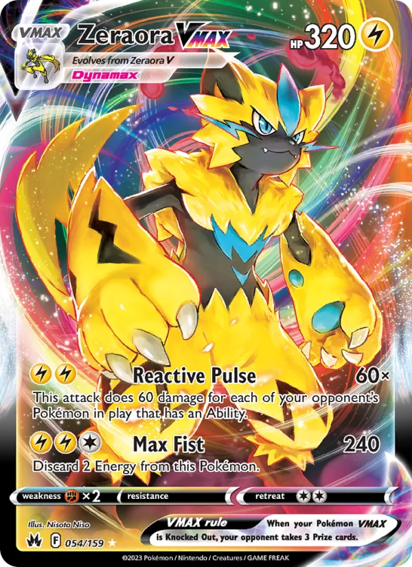 Zeraora VMAX - Crown Zenith Pokemon Card