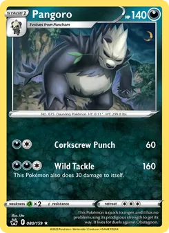 Pangoro - Crown Zenith