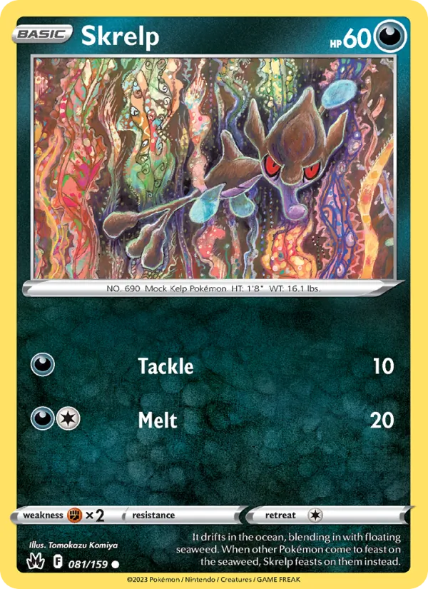 Skrelp - Crown Zenith Pokemon Card