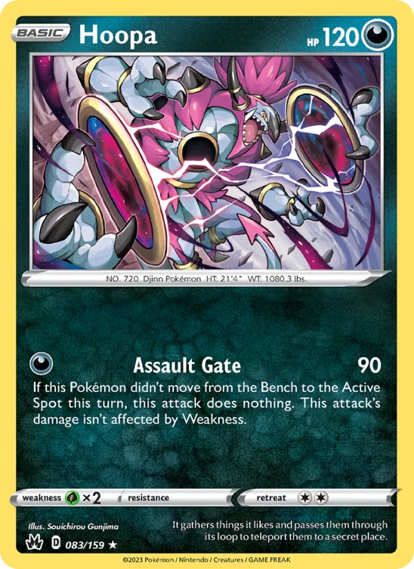 Hoopa - Crown Zenith Pokemon Card