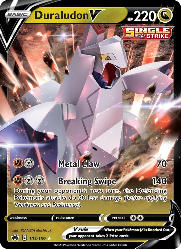 Duraludon V - Crown Zenith Pokemon Card