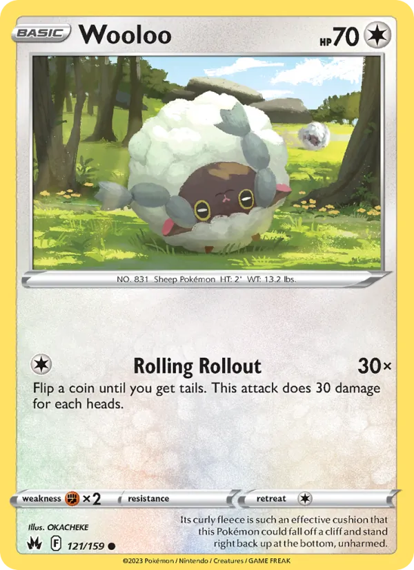 Wooloo - Crown Zenith Pokemon Card