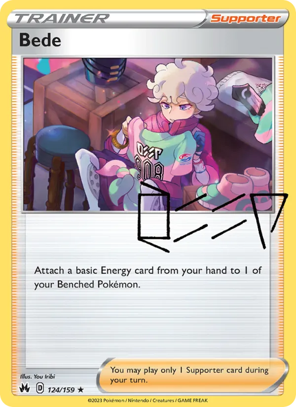 Bede - Crown Zenith Pokemon Card