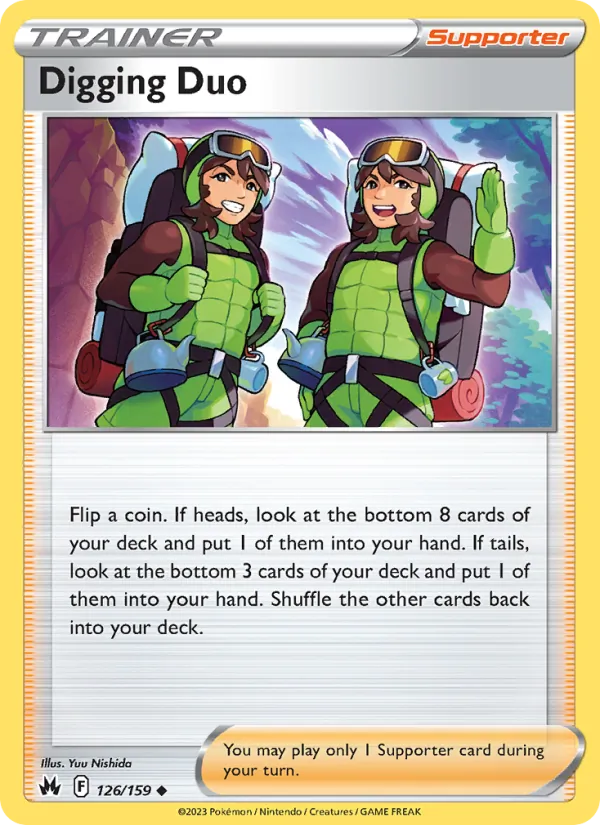 Digging Duo - Crown Zenith Pokemon Card