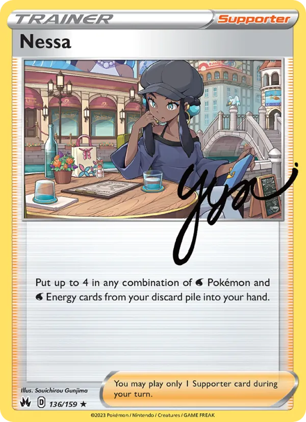 Nessa - Crown Zenith Pokemon Card
