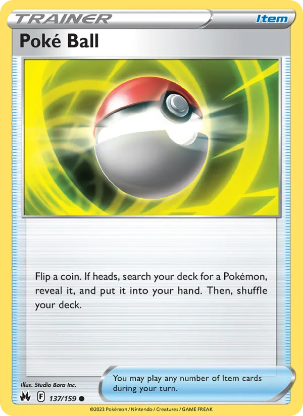 Poké Ball - Crown Zenith Pokemon Card