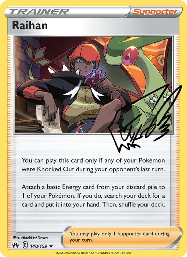 Raihan - Crown Zenith Pokemon Card