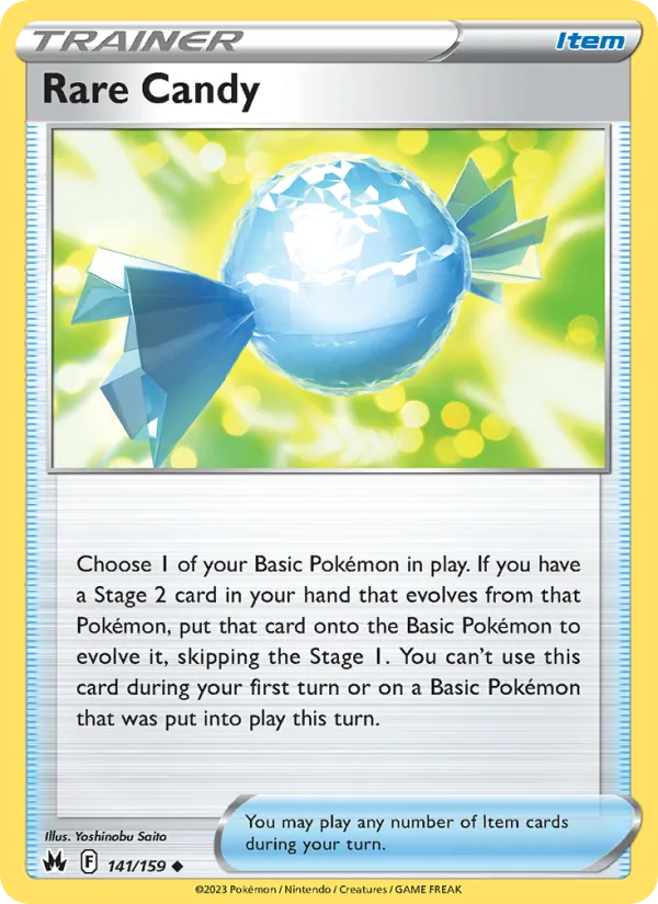 Rare Candy - Crown Zenith Pokemon Card