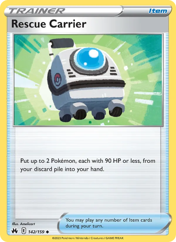 Rescue Carrier - Crown Zenith Pokemon Card