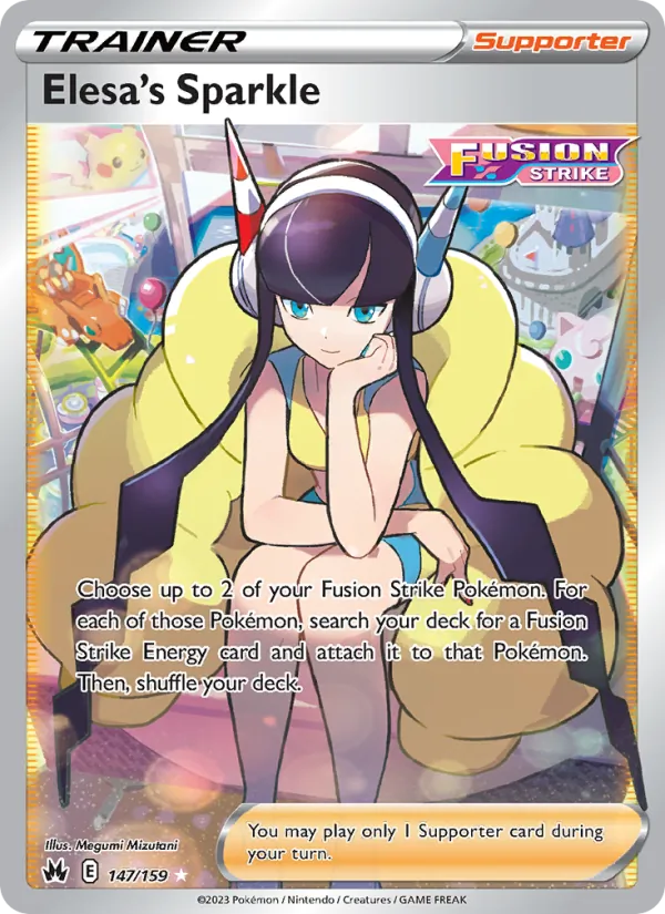 Elesa's Sparkle - Crown Zenith Pokemon Card