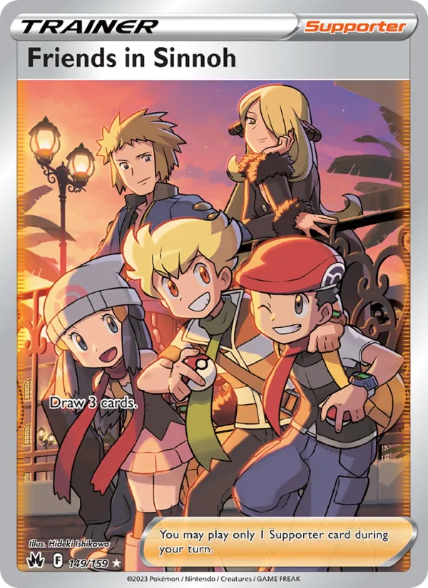 Friends in Sinnoh - Crown Zenith Pokemon Card