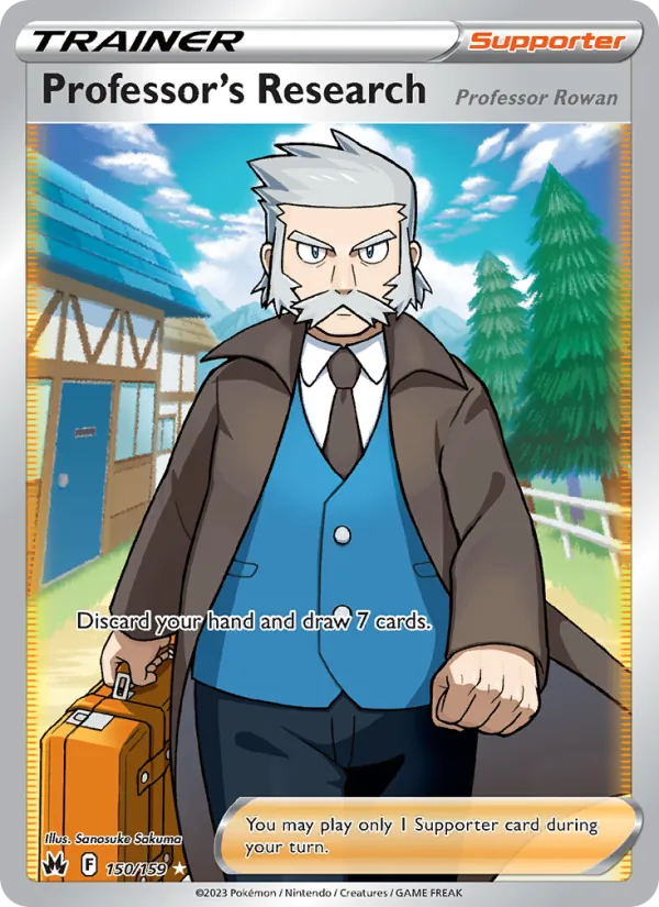 Professor's Research - Crown Zenith Pokemon Card