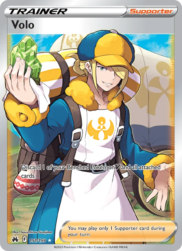 Volo - Crown Zenith Pokemon Card