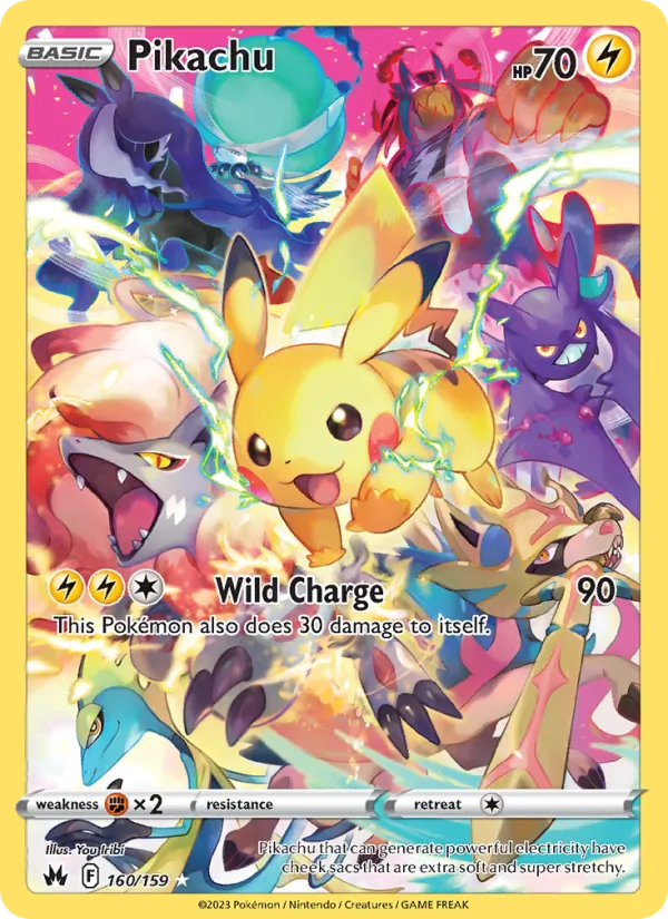 Pikachu - Crown Zenith Pokemon Card