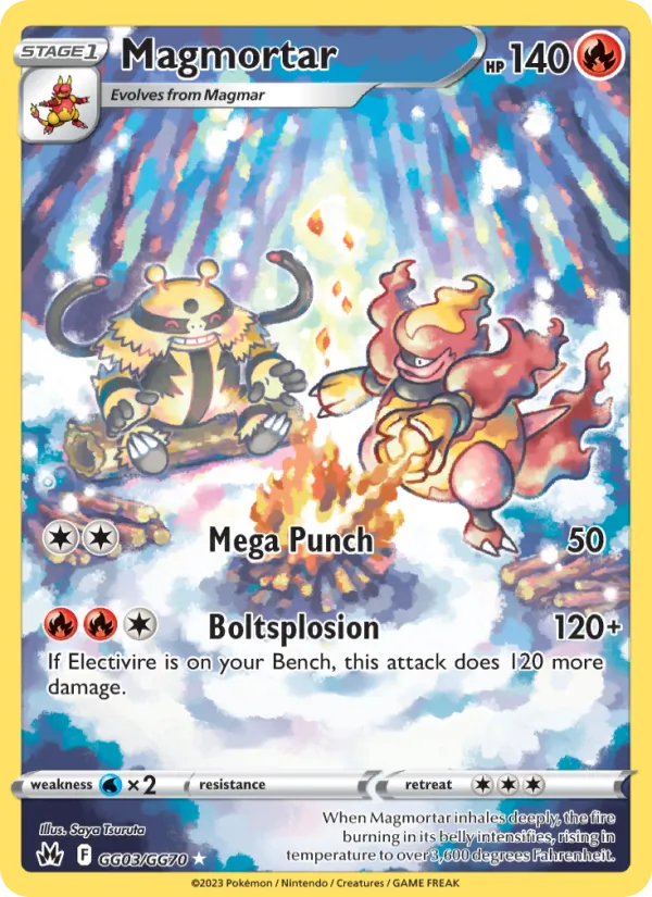 Magmortar - Crown Zenith Pokemon Card
