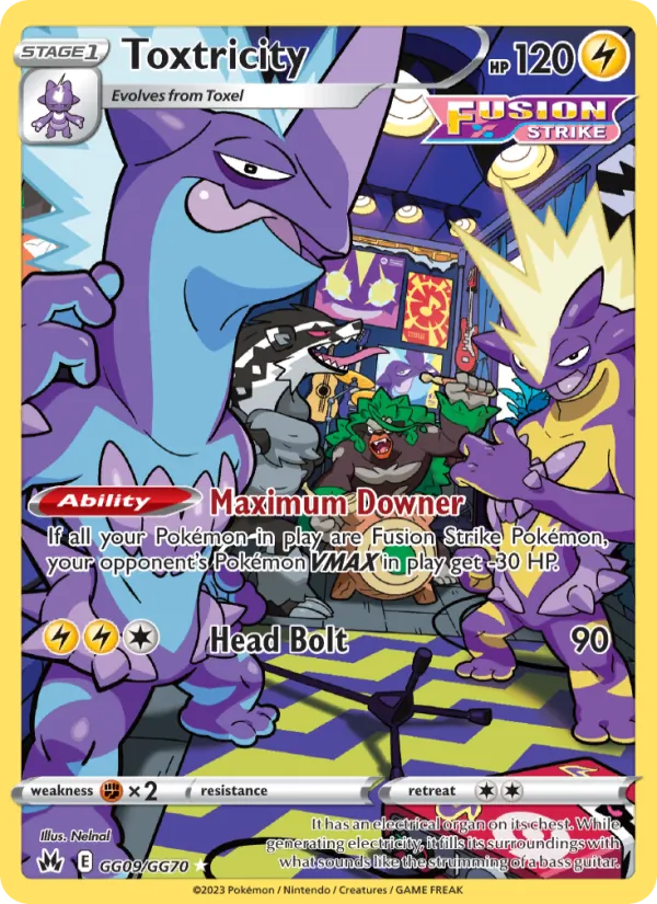 Toxtricity - Crown Zenith Pokemon Card