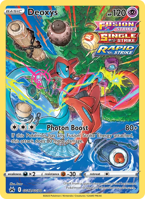 Deoxys - Crown Zenith Pokemon Card