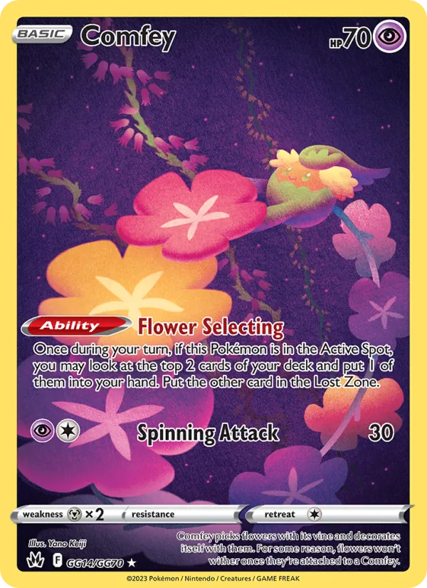 Comfey - Crown Zenith Pokemon Card
