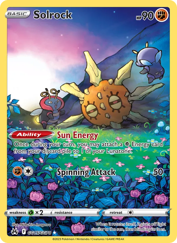 Solrock - Crown Zenith Pokemon Card