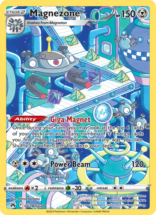 Magnezone - Crown Zenith Pokemon Card