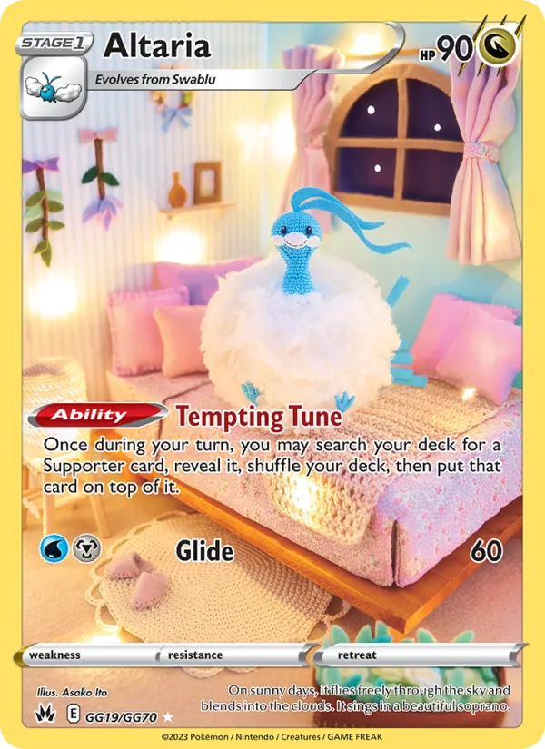 Altaria - Crown Zenith Pokemon Card