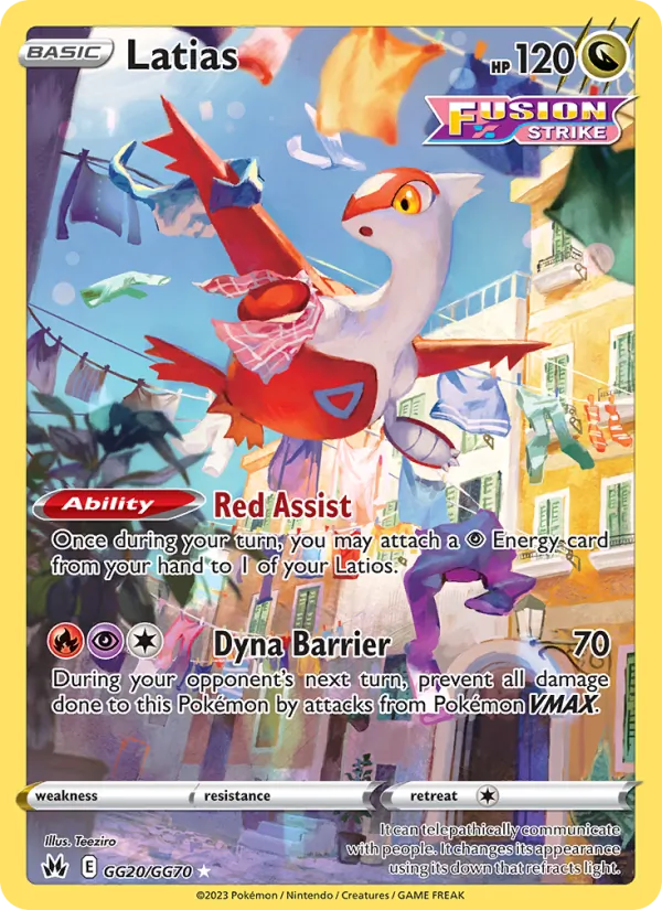Latias - Crown Zenith Pokemon Card
