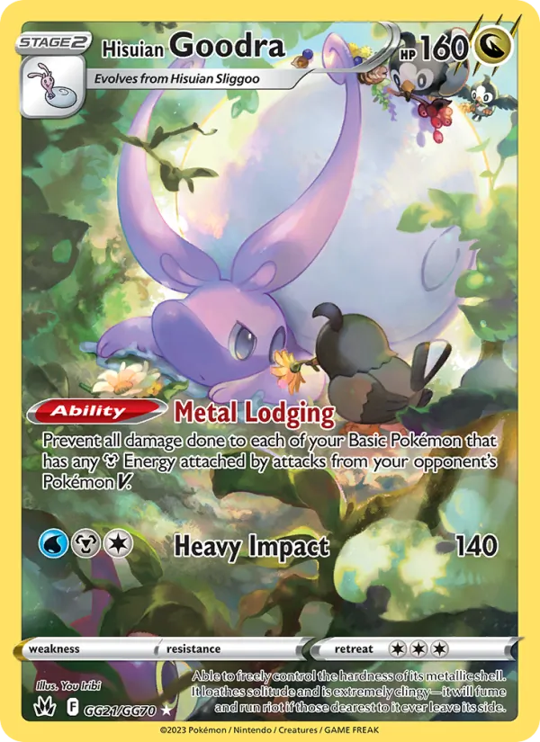 Hisuian Goodra - Crown Zenith Pokemon Card
