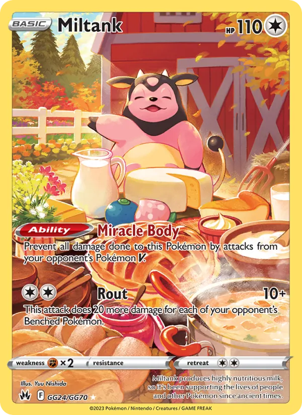 Miltank - Crown Zenith Pokemon Card
