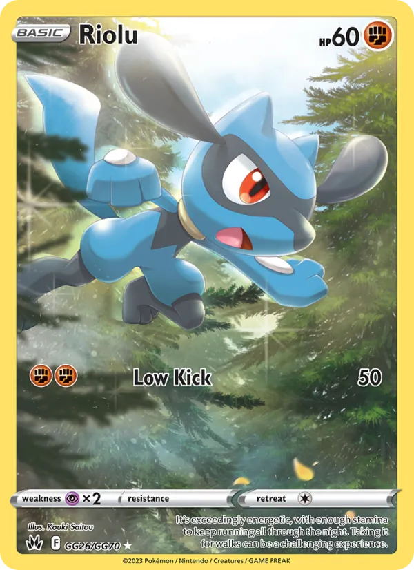 Riolu - Crown Zenith Pokemon Card