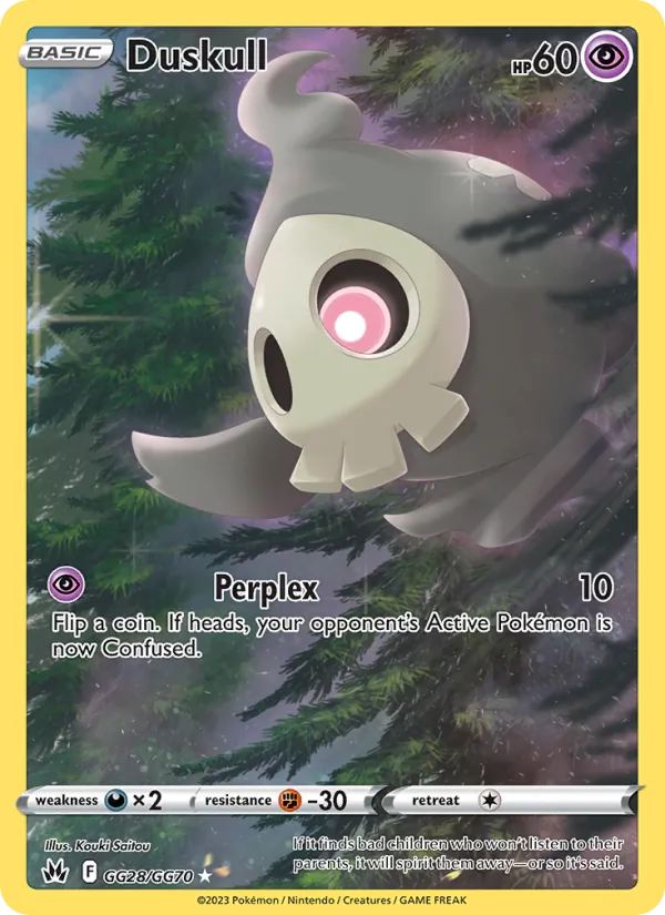 Duskull - Crown Zenith Pokemon Card