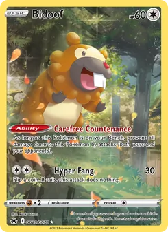 Bidoof - Crown Zenith