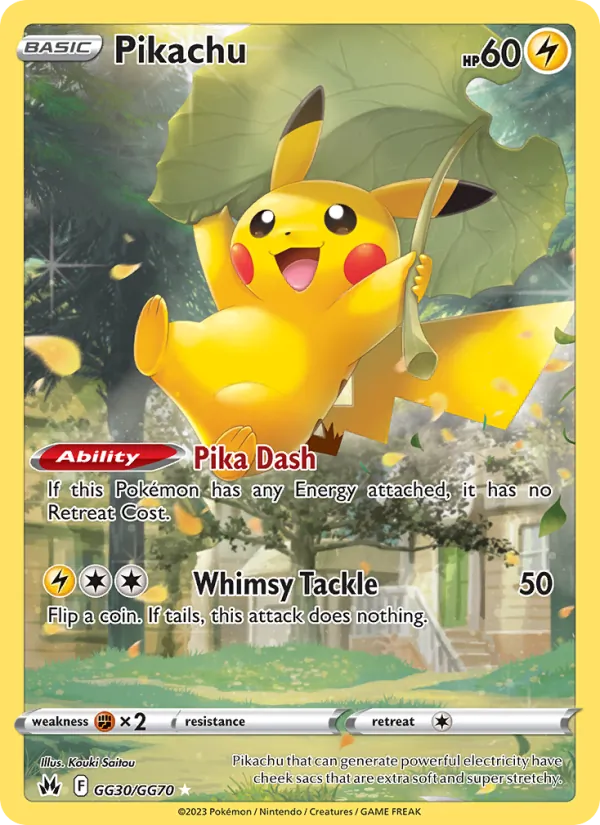 Pikachu - Crown Zenith Pokemon Card