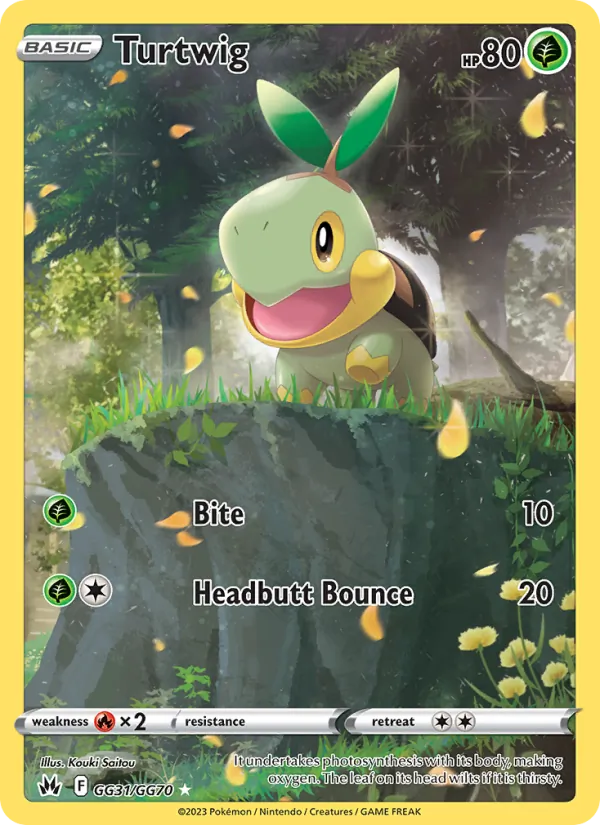 Turtwig - Crown Zenith Pokemon Card
