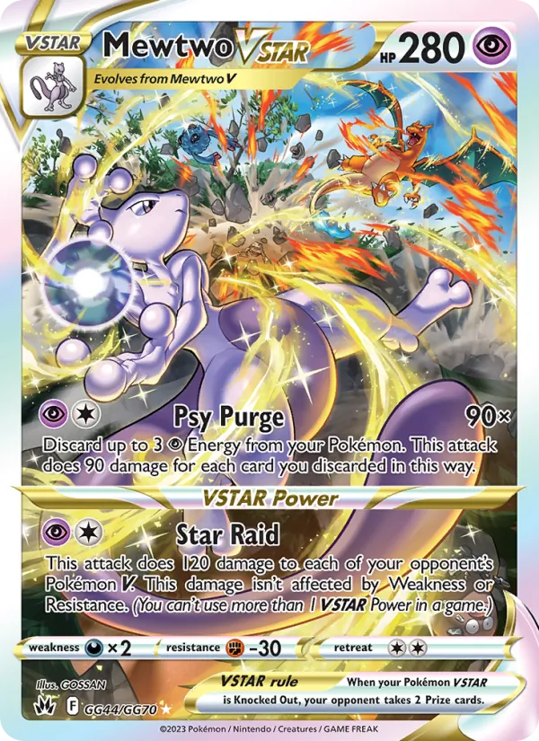 Mewtwo VSTAR - Crown Zenith Pokemon Card