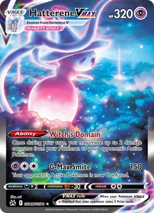 Hatterene VMAX - Crown Zenith Pokemon Card