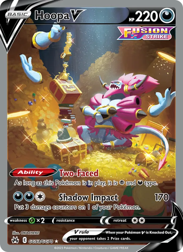 Hoopa V - Crown Zenith Pokemon Card
