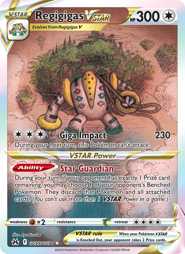 Regigigas VSTAR - Crown Zenith Pokemon Card