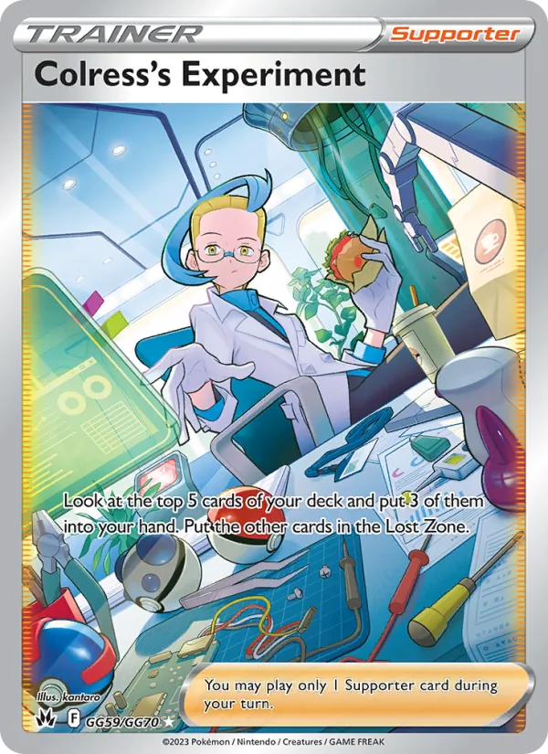 Colress's Experiment - Crown Zenith Pokemon Card