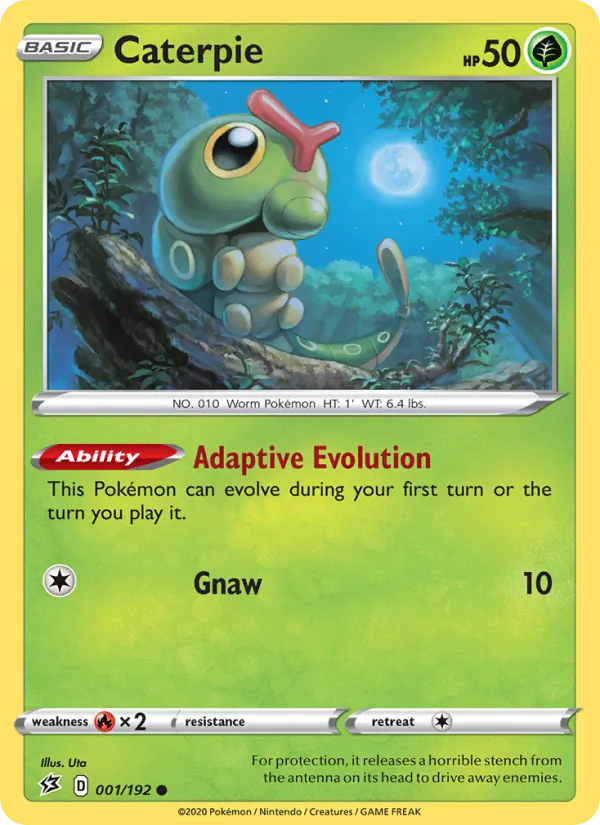 Caterpie - Rebel Clash Pokemon Card