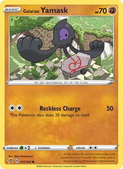 Galarian Yamask - Rebel Clash