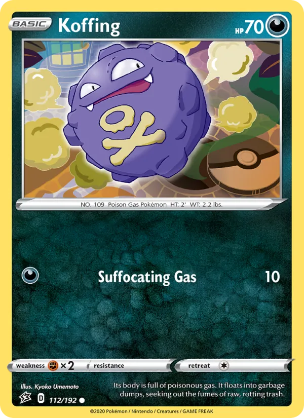Koffing - Rebel Clash Pokemon Card