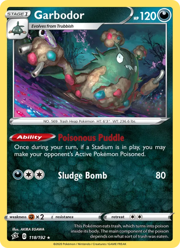Garbodor - Rebel Clash Pokemon Card