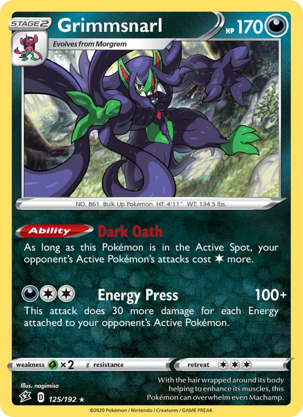 Grimmsnarl - Rebel Clash Pokemon Card