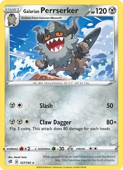 Galarian Perrserker - Rebel Clash
