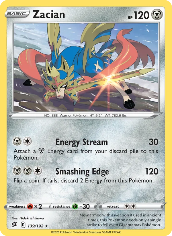 Zacian - Rebel Clash Pokemon Card