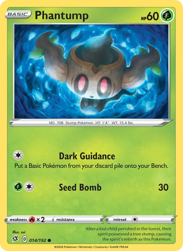 Phantump - Rebel Clash Pokemon Card