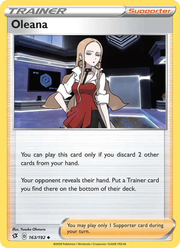 Oleana - Rebel Clash Pokemon Card